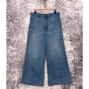 Doen Jeans 32 Womens High Rise Wide Leg Denim
